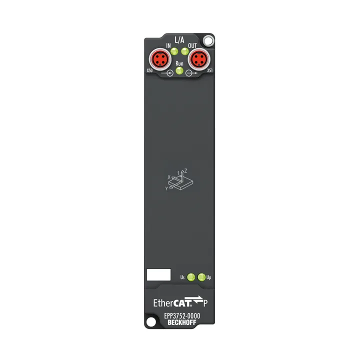 Beckhoff EPP3752-0000 EtherCAT P Box, 2-channel, 2 x 3-axis accelerometers