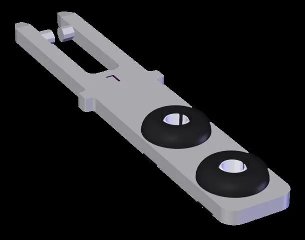 Euchner BETAETIGER-P-GNT Actuator for safety switch NP/GP/TP, increased overtravel