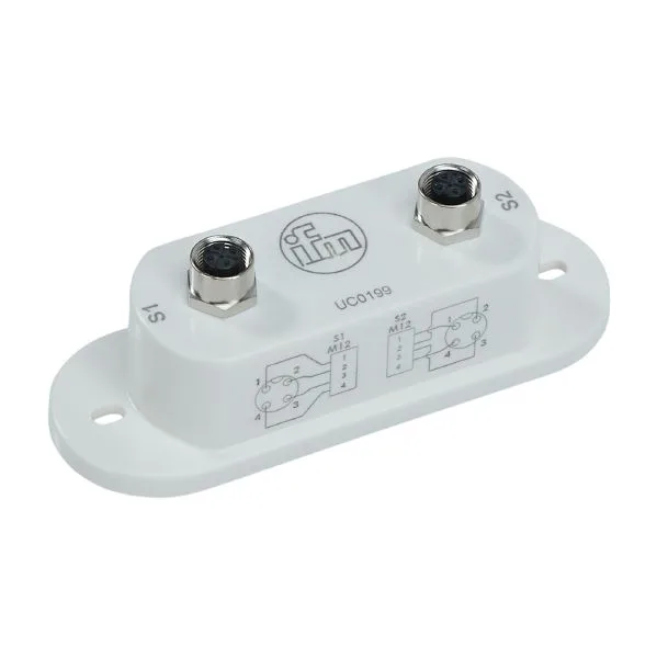 IFM CONDUIT ADPTR, DUAL M12, 3/4" Adaptör için LB borusu