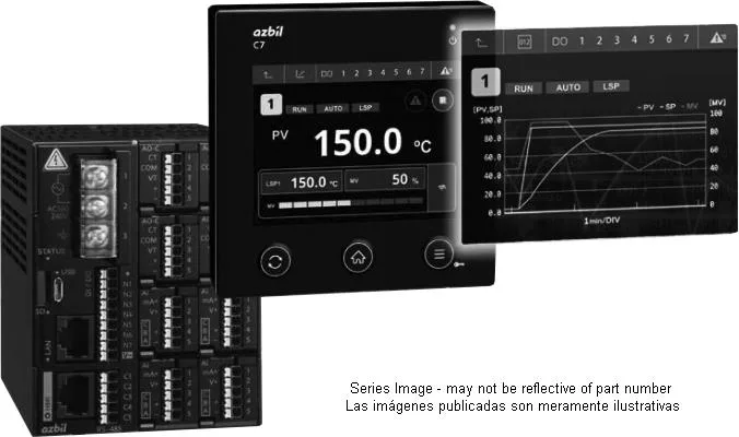 Azbil C7G Series | Multi-loop Controller with Multifunction Display