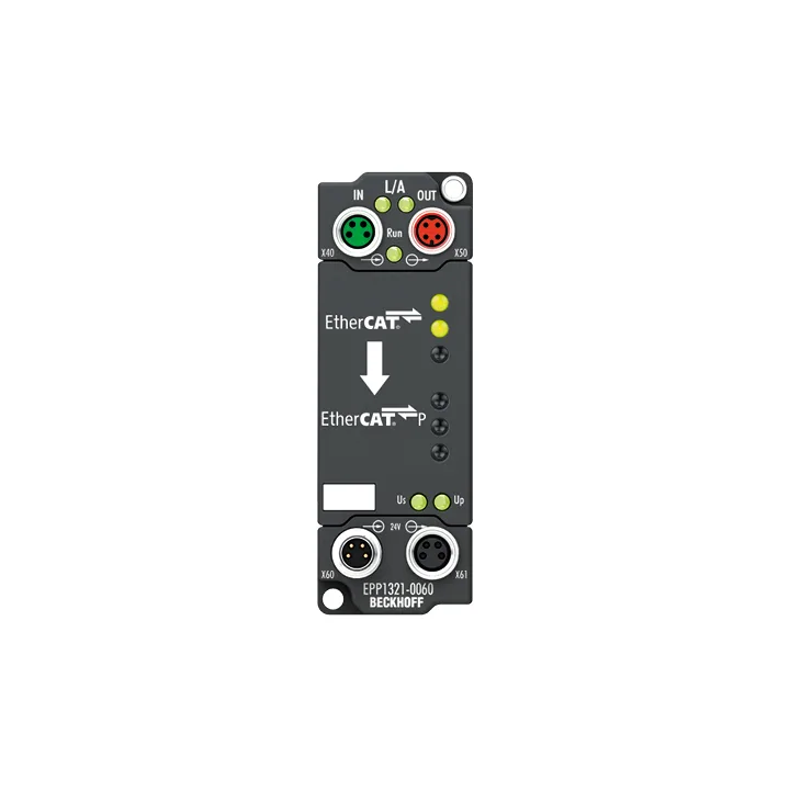Beckhoff EPP1321-0060 EtherCAT P Box, 1-port EtherCAT-to-EtherCAT P feed-in