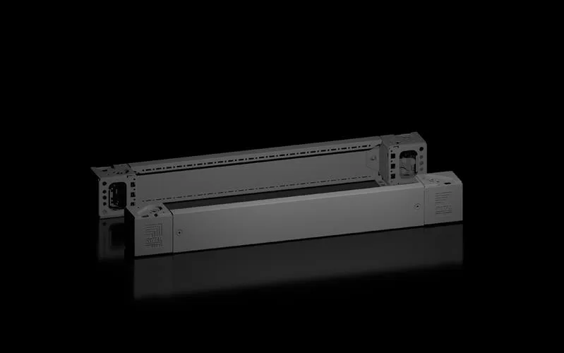Rittal VX 8660.003 VX kapatma plakalı baza köşe parçası, ön ve arka, Y: 100 mm, G: 800 mm için, çelik sac