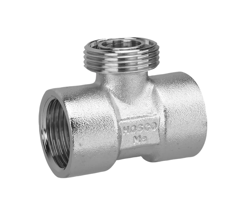 Alre T-Stück 1″ T-piece 1″ for JSW-1, nickel-plated brass