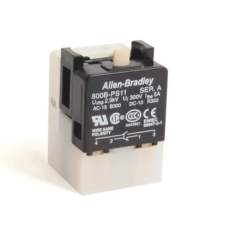 Allen Bradley 800B-PS11 800B 16 mm Push-Button Contact Block