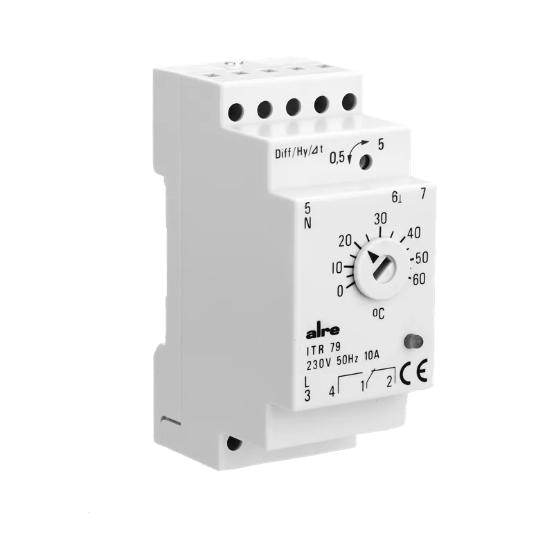 Alre ITR 79.404 Temperature controller for standard rail mounting, 0…60…°C