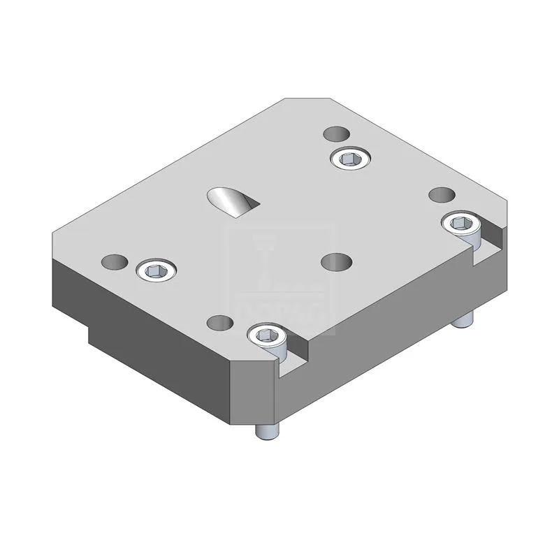 Dopag 1026308 Adaptor plate M6 (40x70 mm) to M8 (38x80 mm)