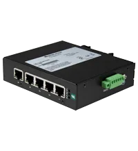 Pepperl+Fuchs ICRL-U-5RJ45-G-DIN Ethernet unmanaged switch with 5 RJ45 gigabit ports and fault alarm