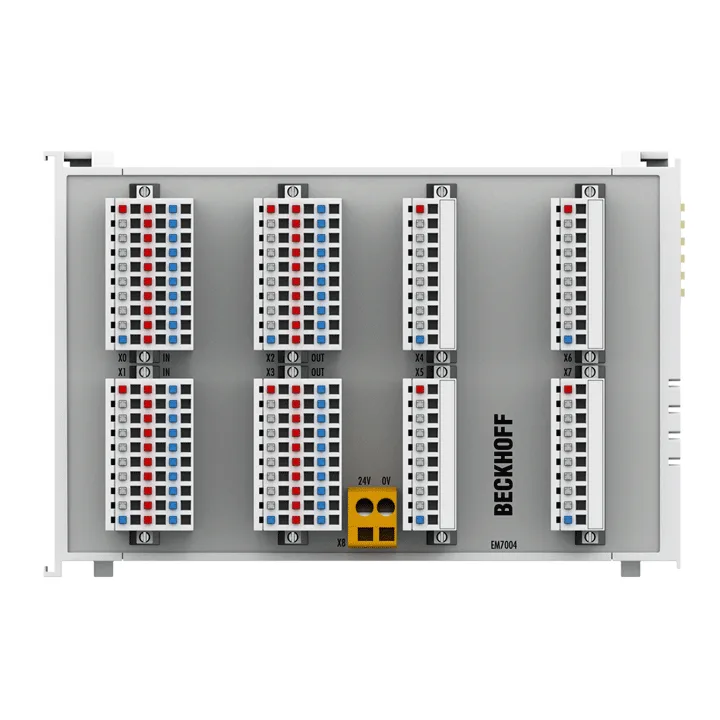 Beckhoff EM7004 EtherCAT Terminal module, 4-channel motion interface, axis/servo drive, 24 V DC