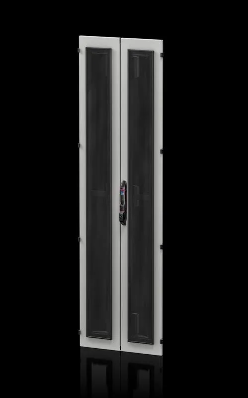 Rittal VX_IT 7030.282 VX IT iki parçalı çelik sac kapı (ADO), GxY 600x2000, 2x tek camlı güvenlik camlı, folyo