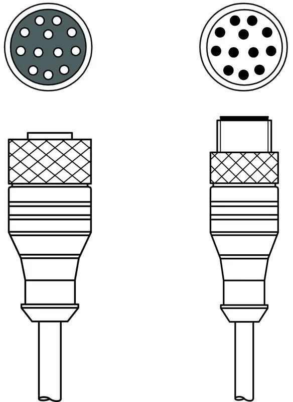 Leuze KDS S-M12-CA-M12-CA-P1-003 Bağlantı kablosu