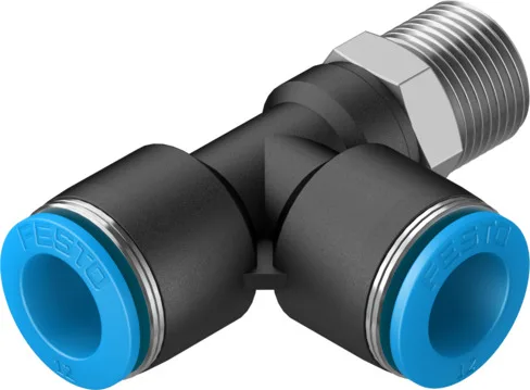 Festo QSTL-3/8-12 T-Çabuk Bağlantı Rakoru