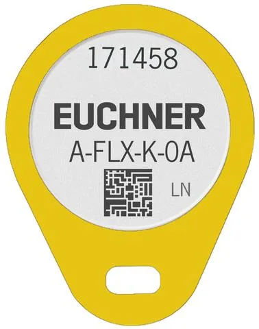 Euchner A-FLX-K-0A-YE-171458 Key A-FLX-K-0A FlexFunction, 1 key per packaging unit