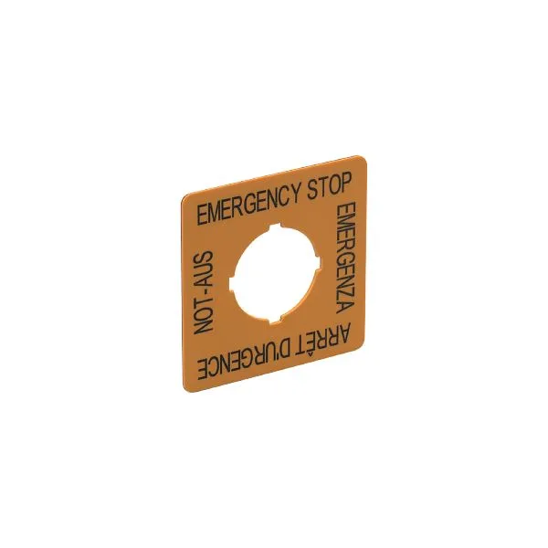 IFM EMERGENCY STOP LABEL Acil durdurma etiketi