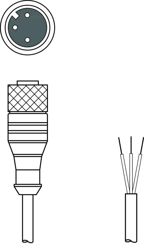 Leuze KD U-M12-3A-V1-030 Bağlantı kablosu