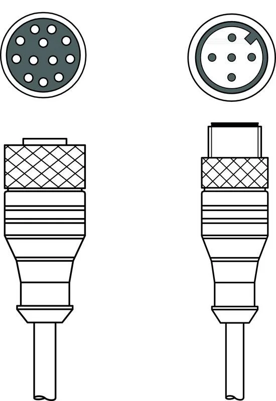 Leuze KDS S-M12-CA-M12-5A-P1-004-23X Bağlantı kablosu