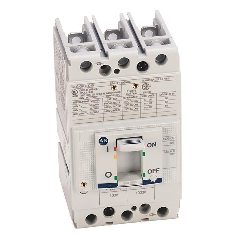Allen Bradley 140G-G2C3-D12 140G 125A Frame Molded Case Ckt-Bkr
