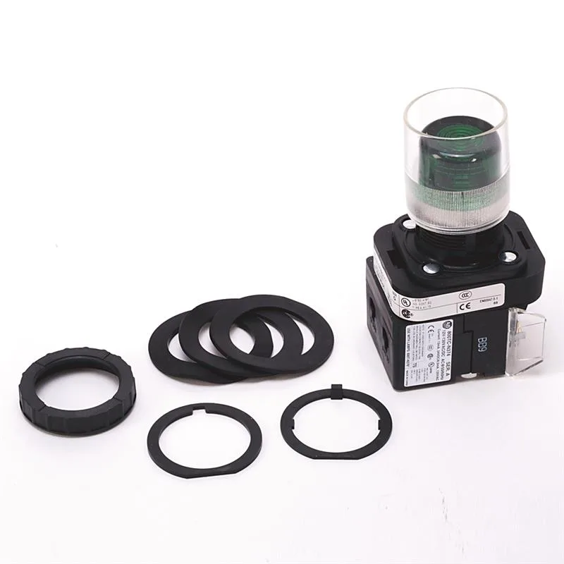 Allen Bradley 800H-QRAH2GD1Y 30mm Momentary Push Button 800H PB