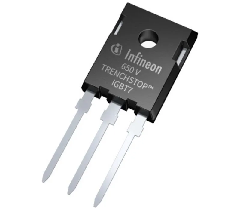 Infineon IKWH75N65EH7 650 V, 75 A IGBT with anti-parallel diode in TO-247-3 HCC package