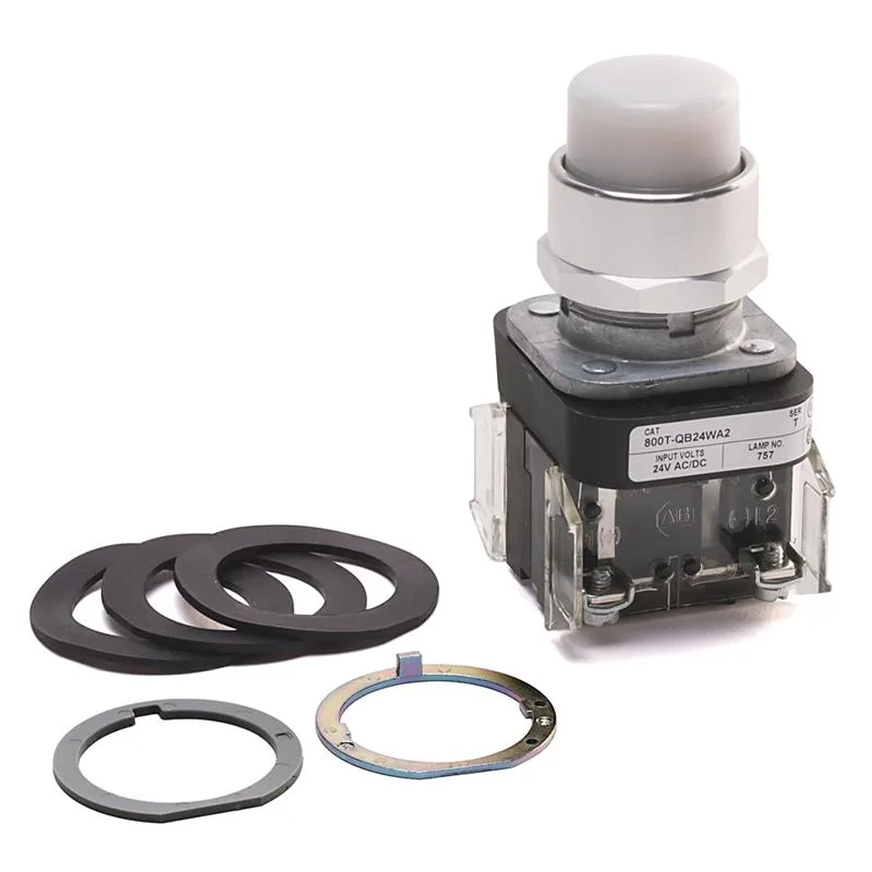 Allen Bradley 800T-QB24WX 30mm Momentary Push Button 800T PB