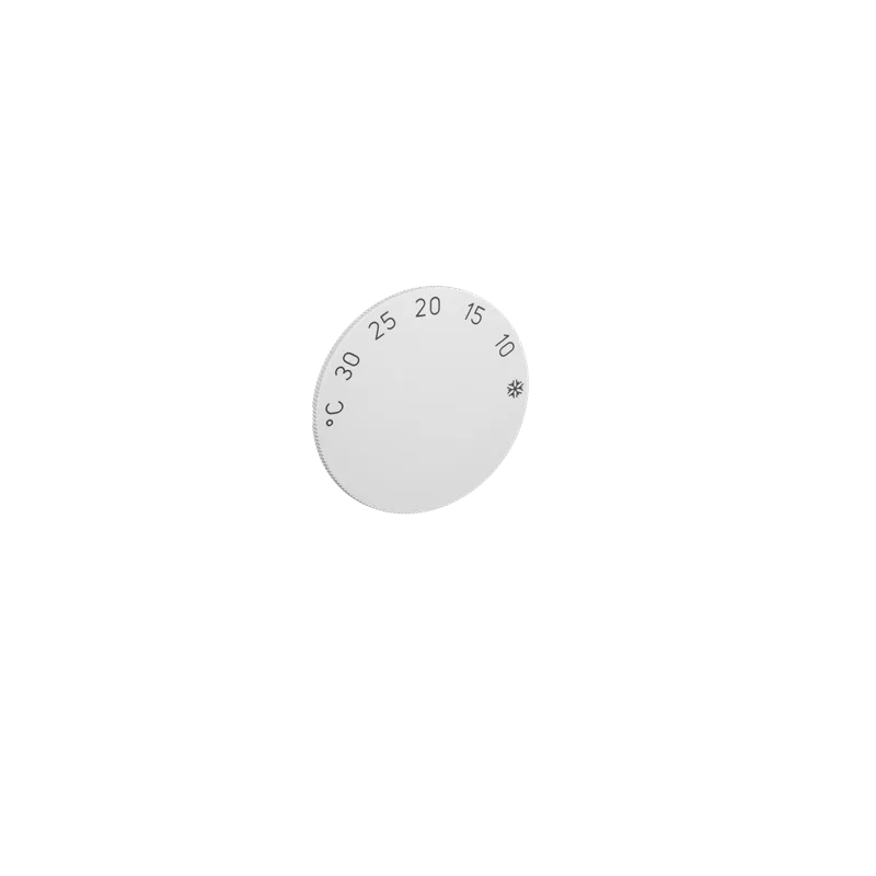Alre ET-01 Adjustment knob for devices in B1000 series, degrees Celsius scale, pure white, gloss