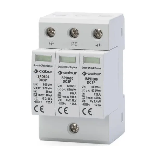 Cabur ISPD600DC3P DC surge protection devices