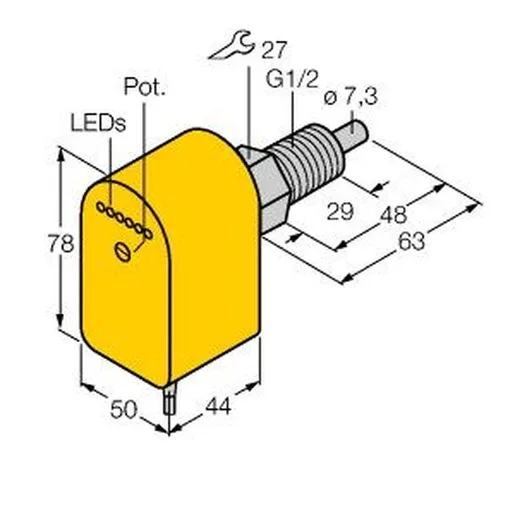 Turck FCS-GL1/2A4P-VRX/230VAC