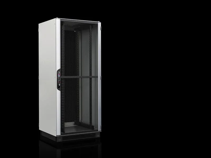 Rittal VX 5309.166 VX IT, 19" mounting angles, standard, front and rear, vented, WHD: 800 x 2100 x 1000 mm, 42 U, pre-configured