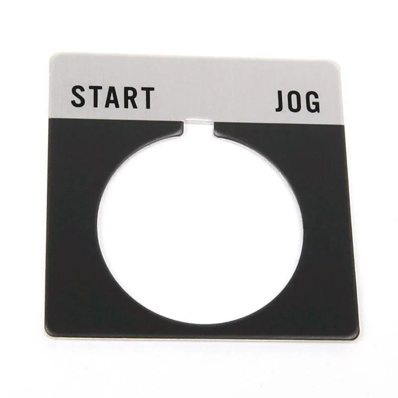 Allen Bradley 800T-X548 30mm 800T START-JOG Legend Plate