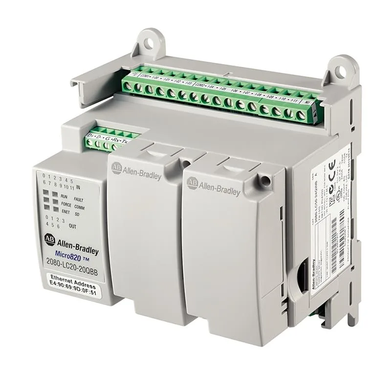 Allen Bradley 2080-lc20-20qwb Micro820 20 I/O ENet/IP Controller