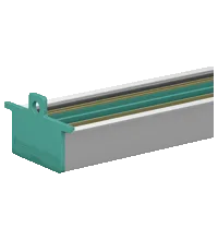 Pepperl+Fuchs UPR-03 Universal Power Rail with end caps and cover, 3 conductors, length: 2 m