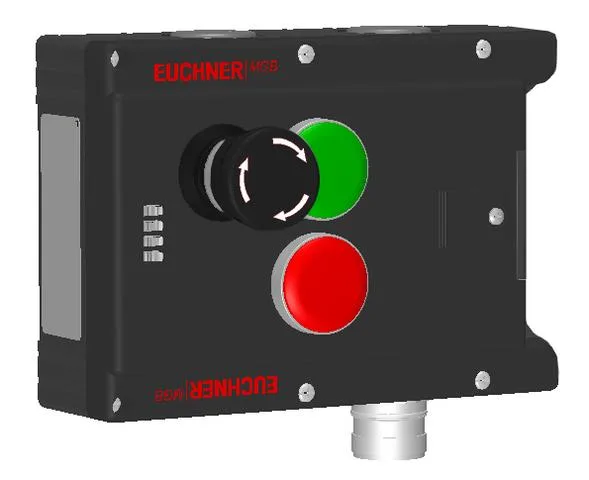 Euchner MGB-L2-ARA-AE5A1-S1-R-111923 Locking module MGB-L2-ARA (guard locking by solenoid force) with 2 indicators, machine stop, RC18