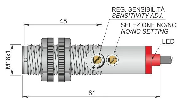 Aeco FT18ELCBRNPN NO+NC  RICEVITORE