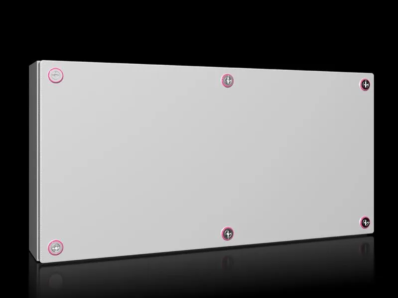 Rittal KX 1510.000 KX terminal kutusu, GYD: 600x300x120 mm, çelik sac, montaj plakasız, kapaklı, kablo giriş plakasız