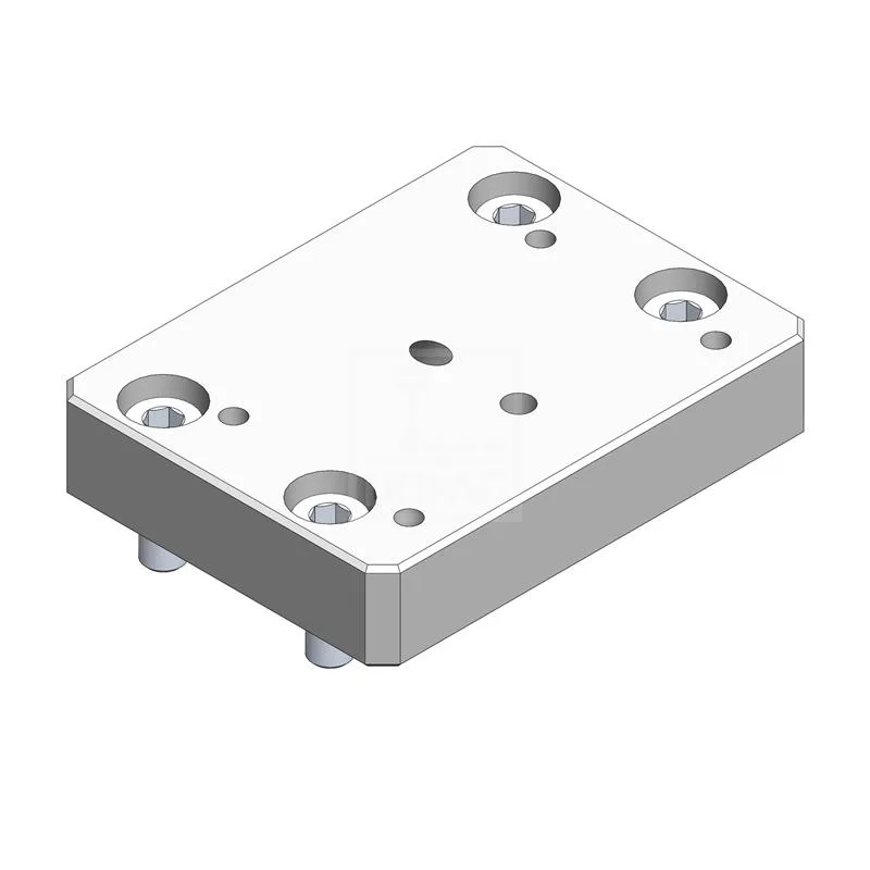 Dopag 1015290 Adaptor plate M8 (38x80 mm) to M6 (40x70 mm)