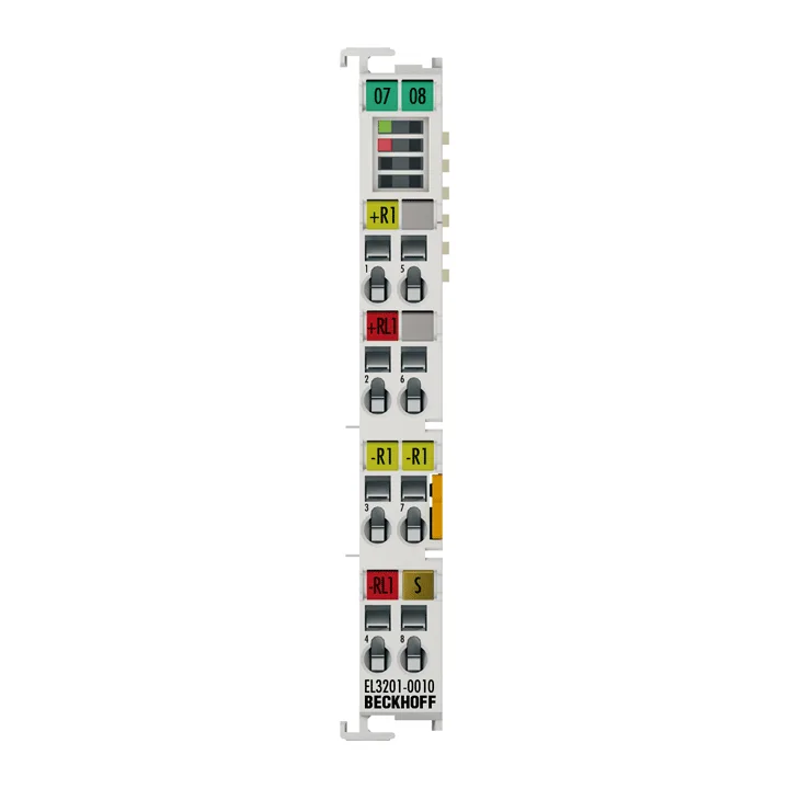Beckhoff EL3201-0010 EtherCAT Terminal, 1-channel analog input, temperature, RTD (Pt100), 16 bit, high-precision