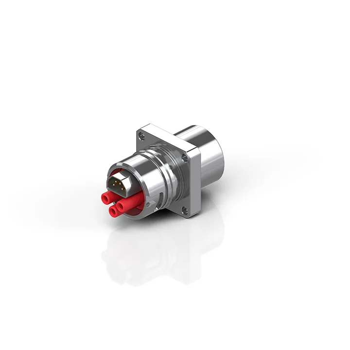 Beckhoff ZS7200-Z015 EtherCAT connector, B17, field wireable, straight, female+male, 2+PE+4-pin, EtherCAT-coded, IP65/67
