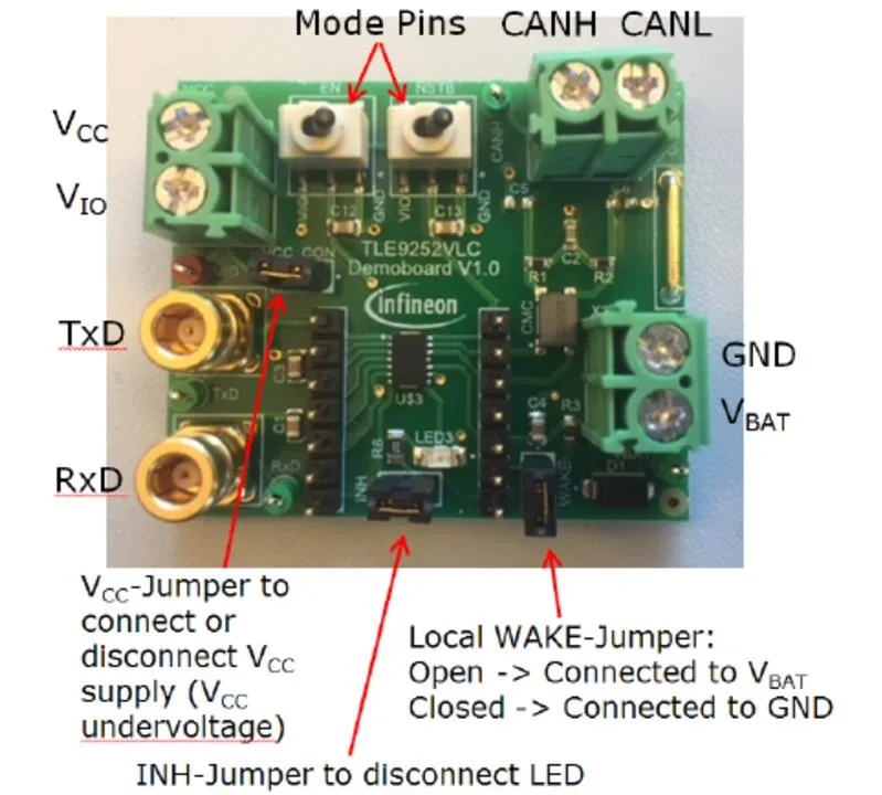 Infineon DEMOBOARD TLE9252VSK