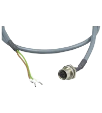 Pepperl+Fuchs DATL-IDM-DB-S-XX00-N0 1 m connector cable for corded handheld reader with M12 connector to open cable end