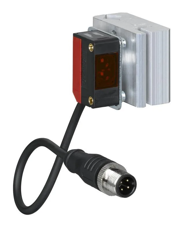 Leuze SET PRK5/4P-200-M12+BTU200MVKT Set reflektörden yansımalı fotoelektrik sensör kutuplu