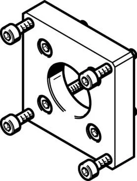 Festo EAMF-A-28B-40A Motor flanşı