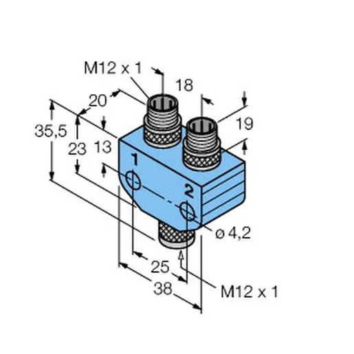 Escha Bauelemente FKM4-2FSM3/S89
