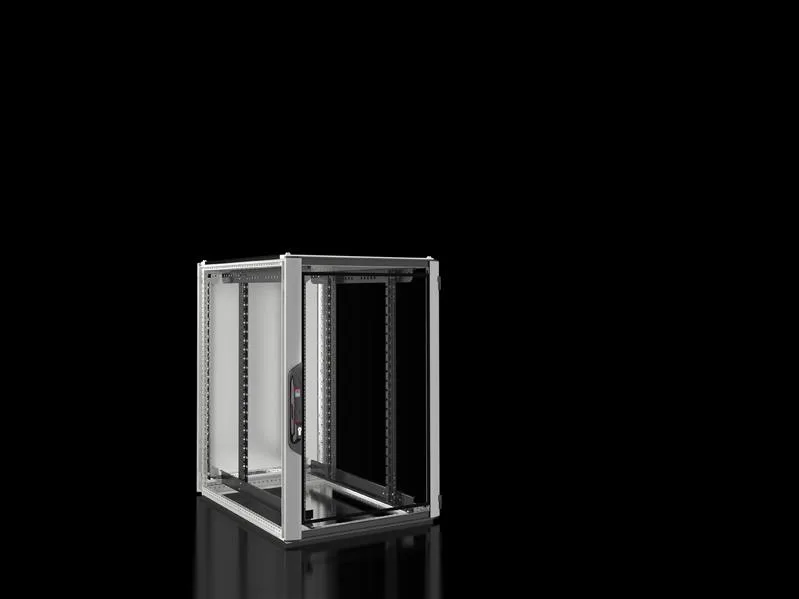 Rittal VX 5304.126 VX IT, 19" mounting angles, standard, front and rear, glazed door, WHD: 800 x 1200 x 1000 mm, 24 U