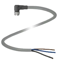 Pepperl+Fuchs V3-WM-5M-PVC-Y255262 Female cordset single-ended, M8, 3-pin, PVC cable