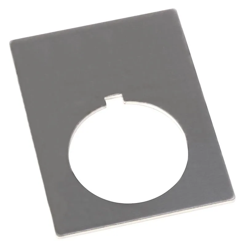 Allen Bradley 800H-W100J 30mm 800H Grey Blank Jumbo Legend Plate
