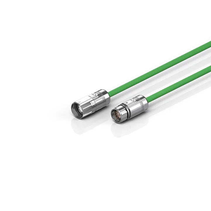 Beckhoff ZK4531-8010-xxxx Resolver extension cable 025 mm² with M23 speedtec® plug, drag-chain suitable