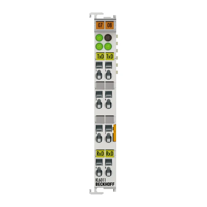 Beckhoff KL6011 Bus Terminal, 1-channel communication interface, serial, TTY, 20 mA