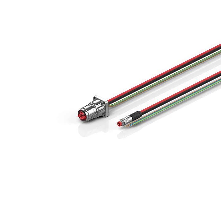 Beckhoff ZK7906-BK00-0xxx B17, ECP cable, PUR, 3 G 15 mm² + (1 x 4 x AWG22), drag chain suitable, key 3 (user-defined voltage)