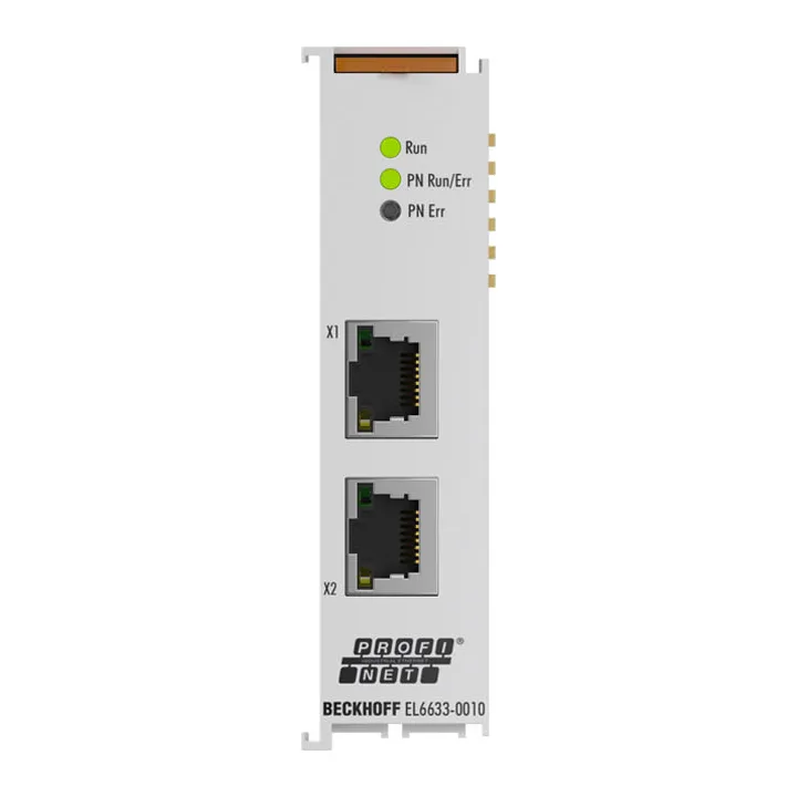 Beckhoff EL6633-0010 EtherCAT Terminal, 2-port communication interface, PROFINET RT, device