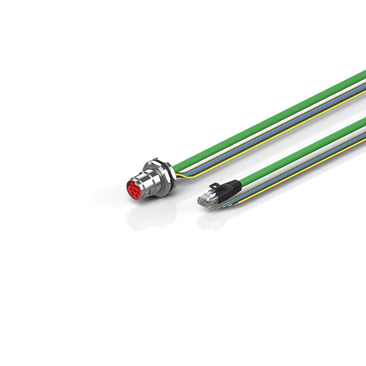Beckhoff ZK7908-CB00-Axxx B17, ENP cable, PUR, 5 G 15 mm² + (1 x 4 x AWG22), drag chain suitable, key 3 (user-defined voltage)