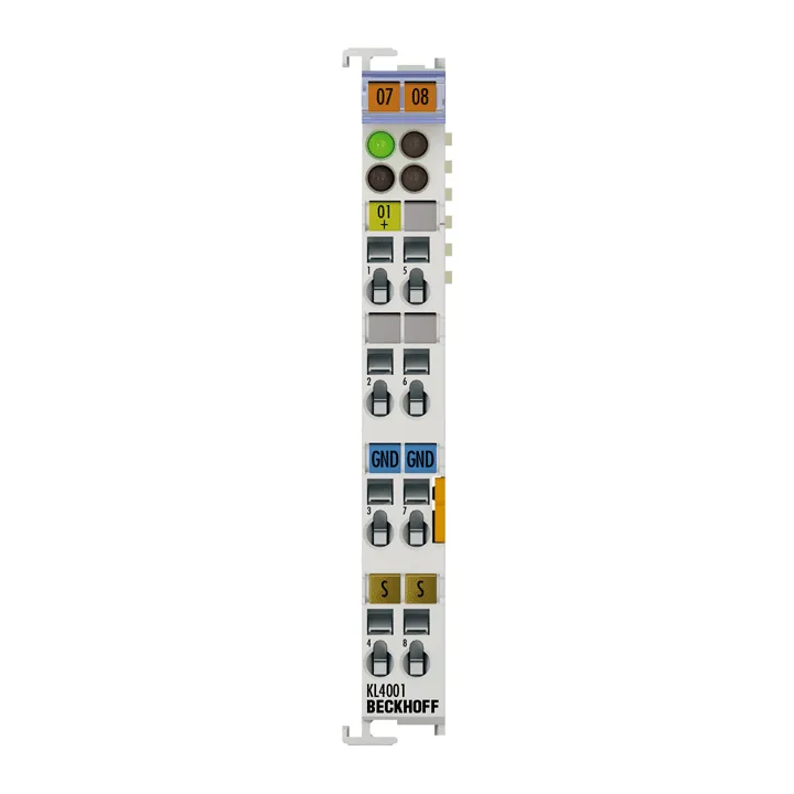 Beckhoff KL4001 Bus Terminal, 1-channel analog output, voltage, 0…10 V, 12 bit, differential